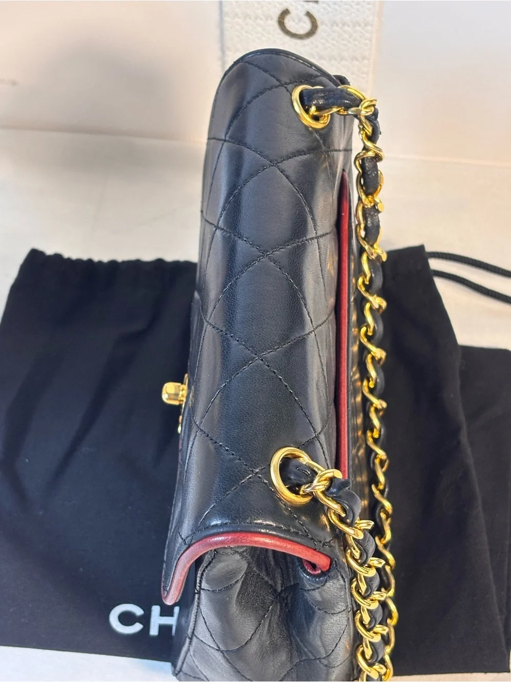 Beautiful Chanel Mini Square Lambskin